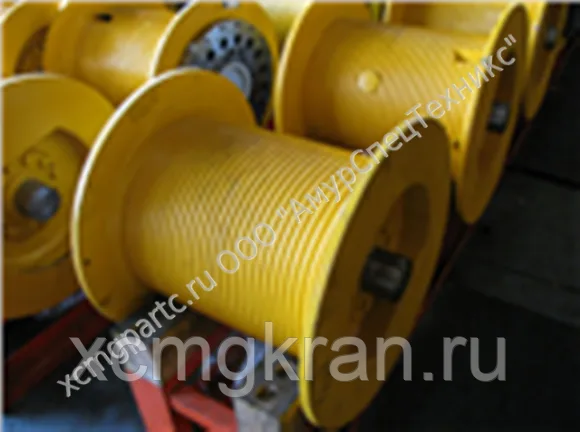 Барабан грузовой лебёдки автокрана xcmg