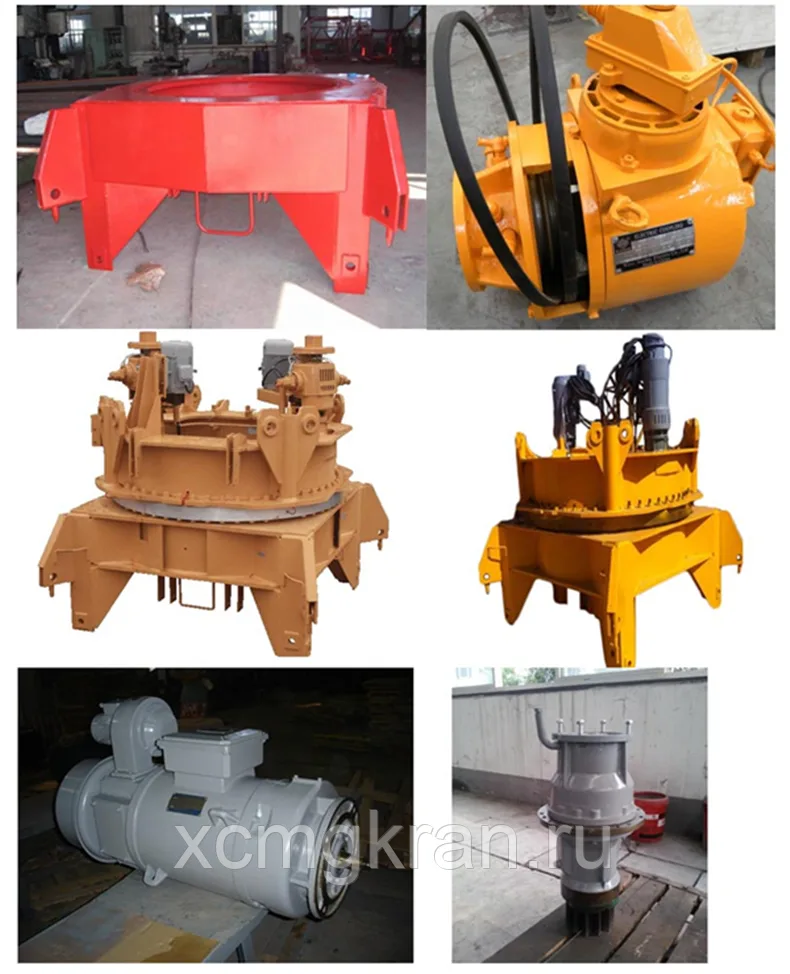 Редуктор механизма поворота HJ100-195C для башенного крана  Dong Jian QTZ 160TL-10t — изображение 2