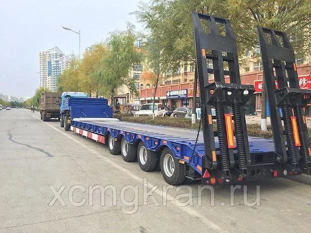 Полуприцеп трайлер трал низко рамный 60 тонн конники, фитинги 60 000 кг Cimc 2017