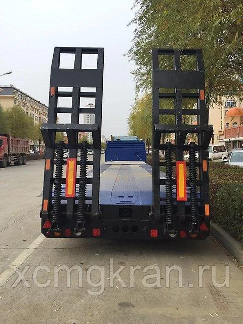 Полуприцеп трайлер трал низко рамный 60 тонн конники, фитинги 60 000 кг Cimc 2017 — изображение 2