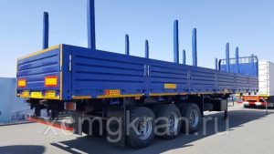 Бортовой полуприцеп контейнеровоз 40 тонн пневматическая подвеска 40 000 кг Cimc 2017 1