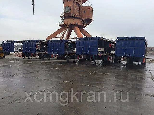 Полуприцеп бортовой сортиментовоз 50 т 40 000 кг Cimc 2017