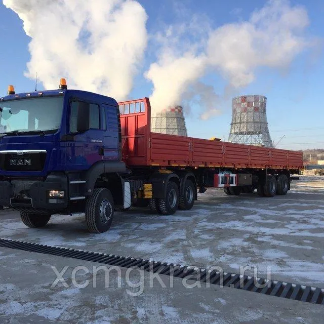 Бортовой полуприцеп сортиментовоз 50 тонн конники, фитинг, баки 50 000 кг AVIC 2017 — изображение 6