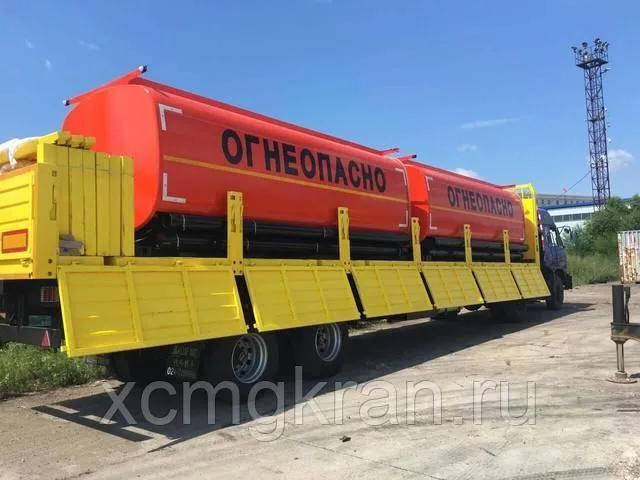 Бортовой полуприцеп сортиментовоз 50 тонн конники, фитинг, баки 50 000 кг AVIC 2017 — изображение 10