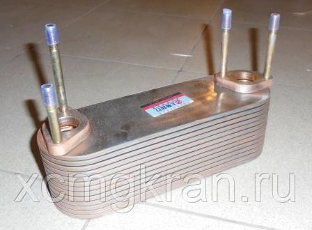 Теплообменник масляный двигателя Shangchai(D18-002-40+A)