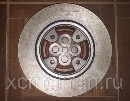 Шкив демпфер коленчатого вала двигателя Shangchai D6114 — изображение 4