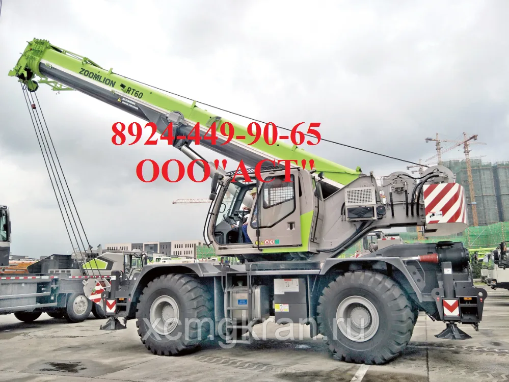 Короткобазный кран ZOOMLION RT60 — изображение 5