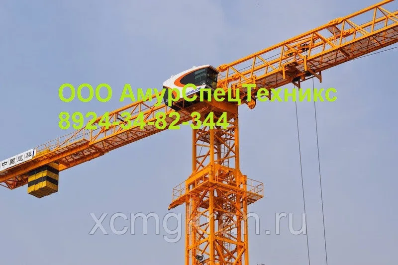 Башенный кран ZOOMLION D2500-120 грузоподъемностью 120 тонн — изображение 2