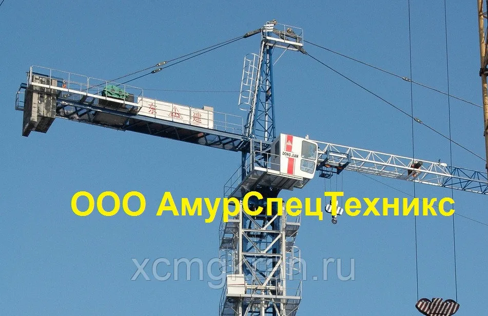 Башенный кран QTZ160 грузоподъемностью 10 тонн