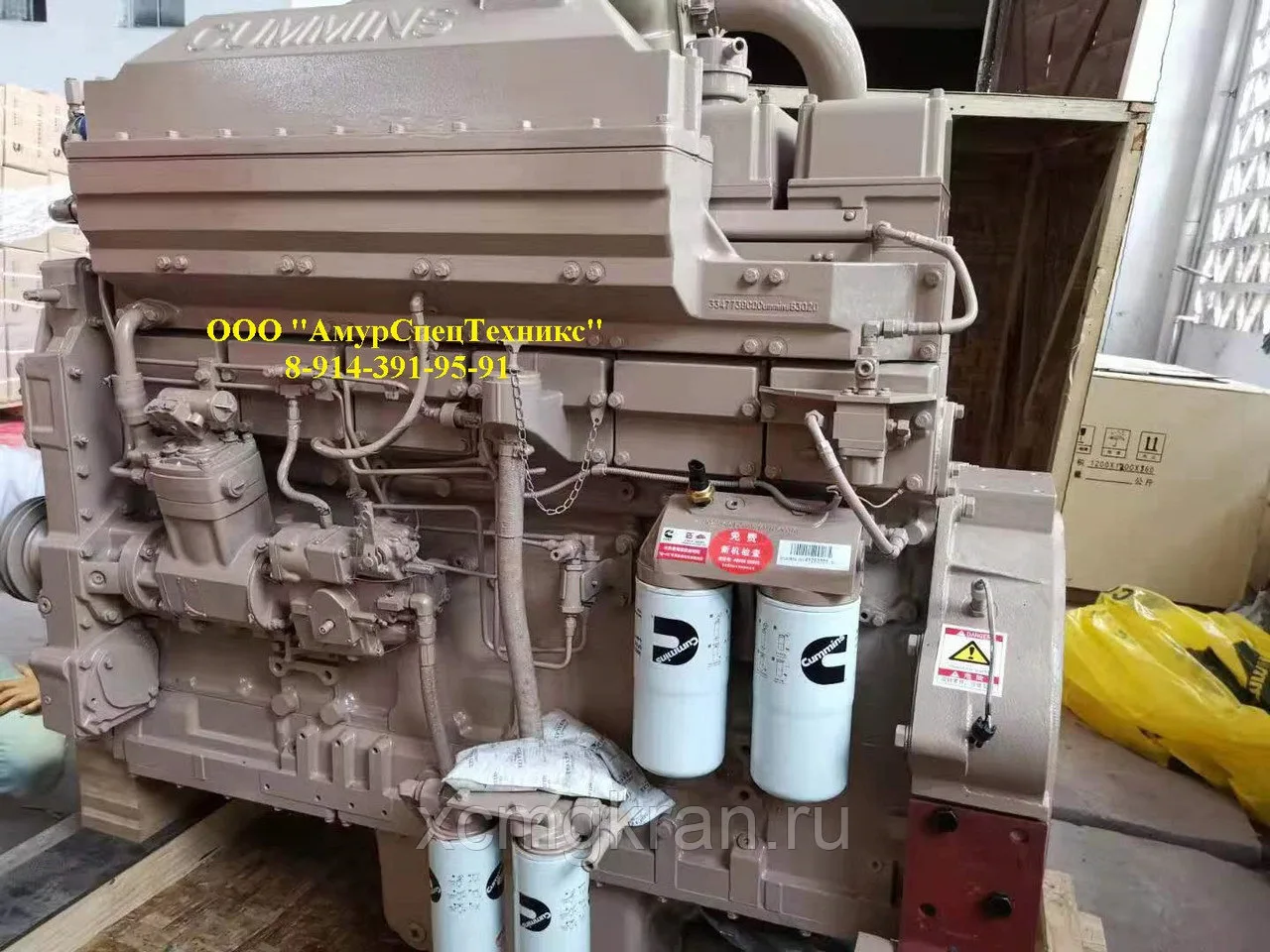 Двигатель Cummins КТА19-С600
