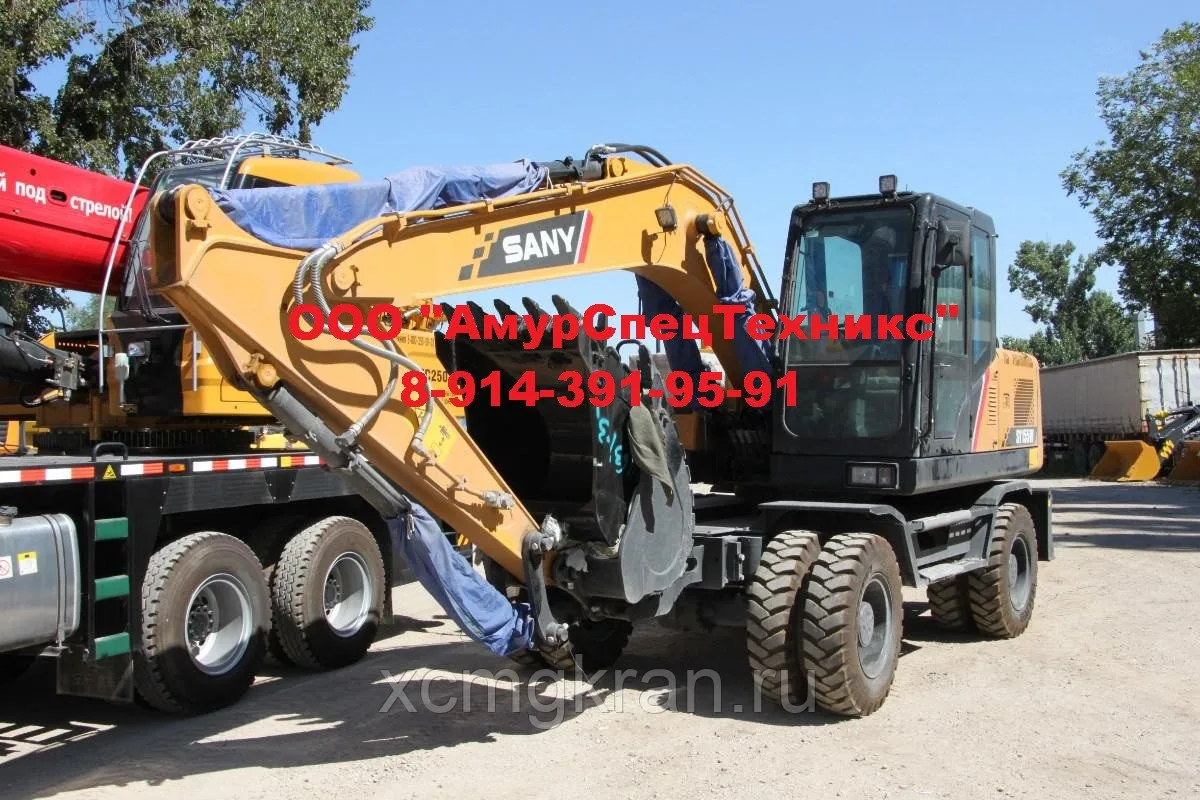 Колесный Экскаватор SANY SY155W