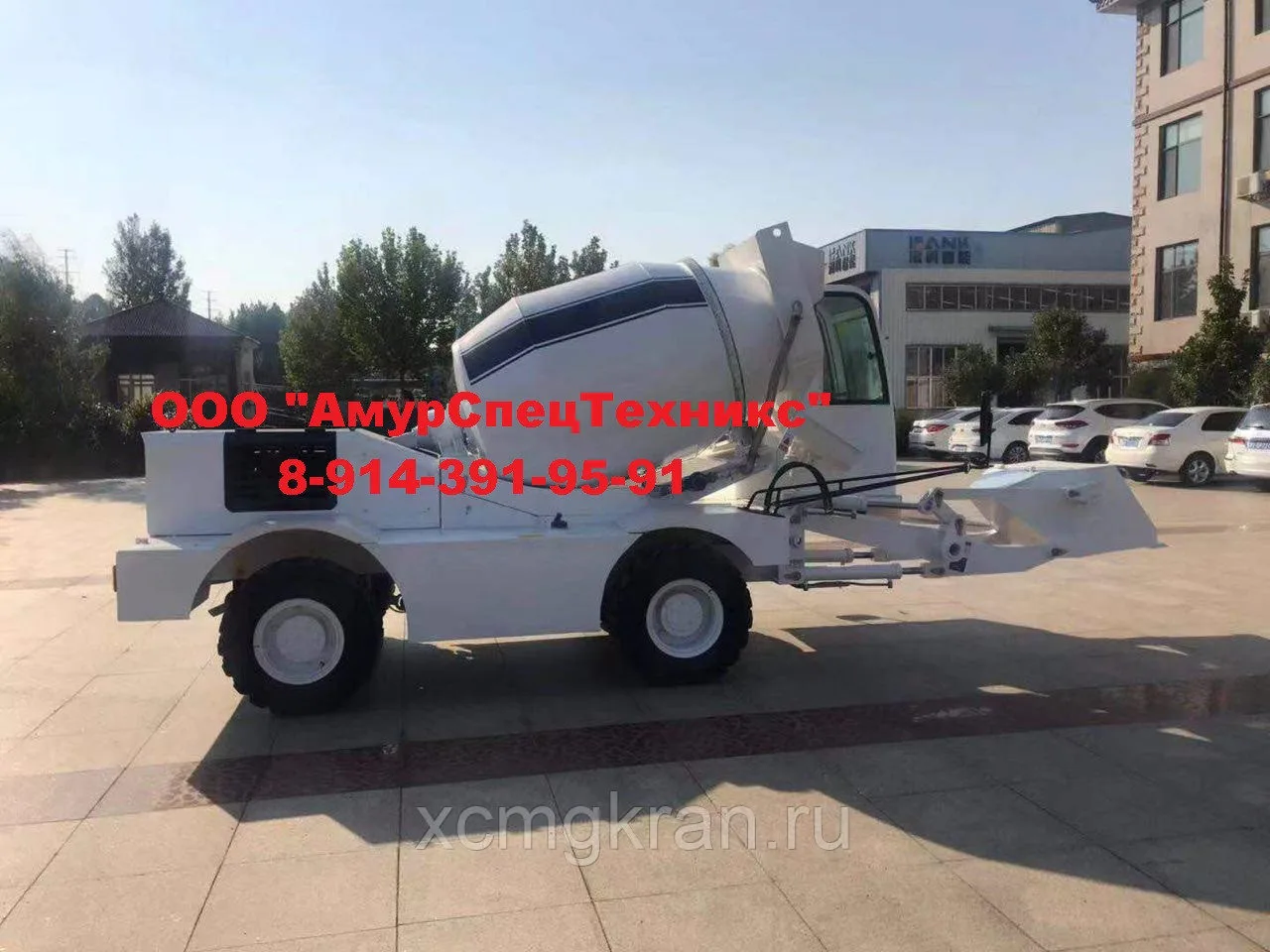 Самоходный бетономеситель с самозагрузкой HANK HK1.5