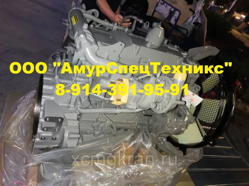 Двигатель ISUZU 4HK1-XYSA01 для экскаватора Hitachi ZX240-3 — изображение 2