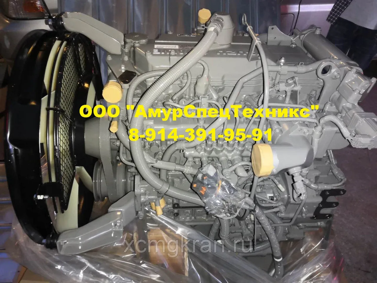 Двигатель ISUZU 4HK1-XYSA01 для экскаватора Hitachi ZX240-3