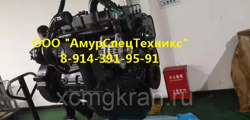 Двигатель Cummins для экскаватора HYUNDAI R300LS-9S — изображение 3