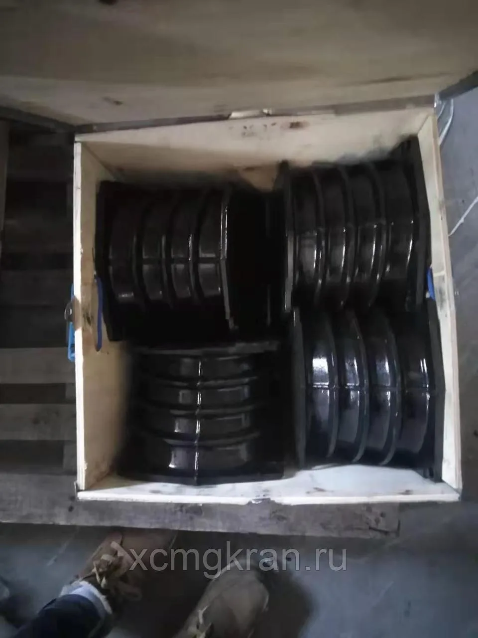 Подушка задней тележки автокрана SANY