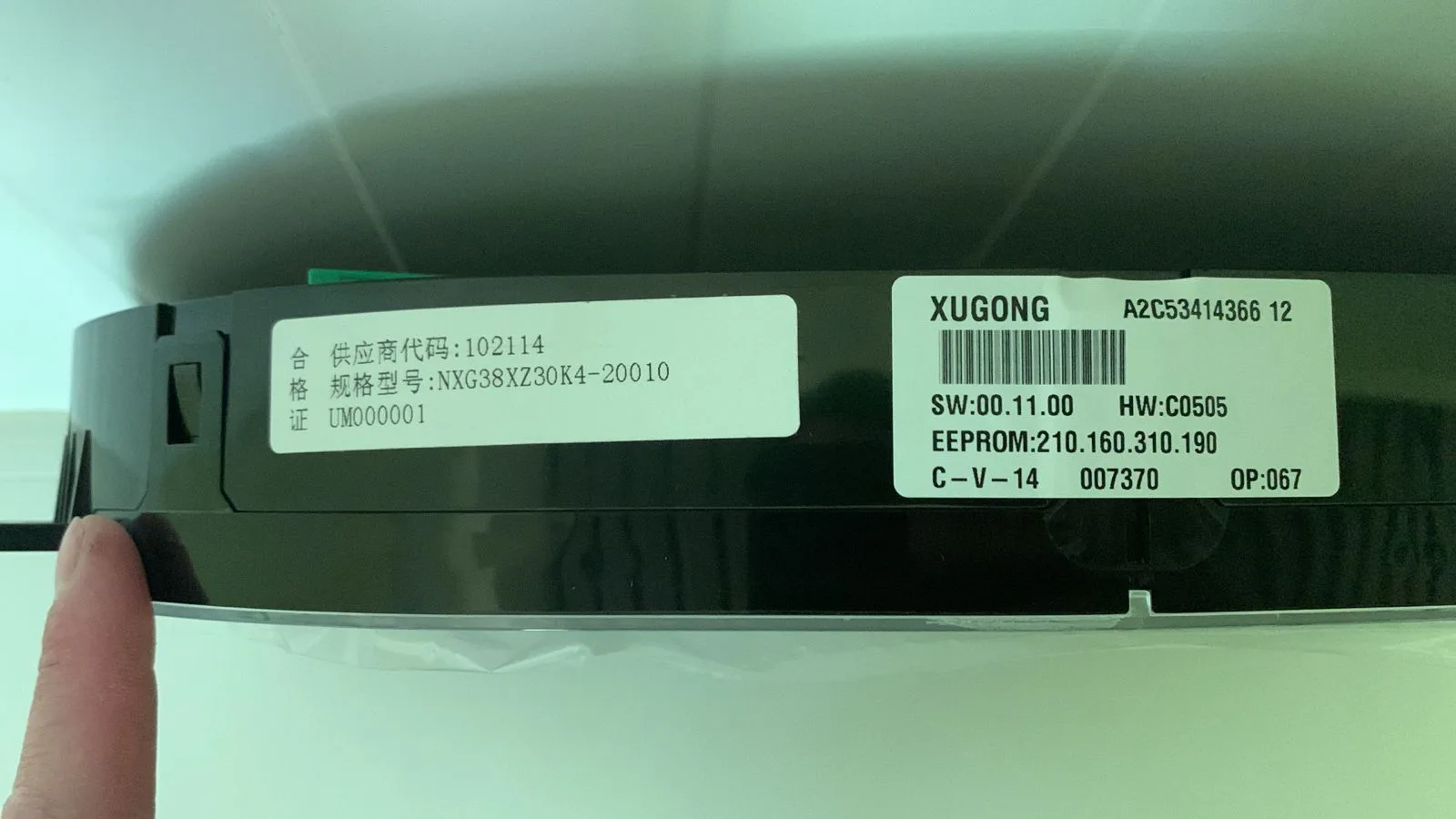 Панель приборов автокрана XCMG QY25K5S — изображение 2