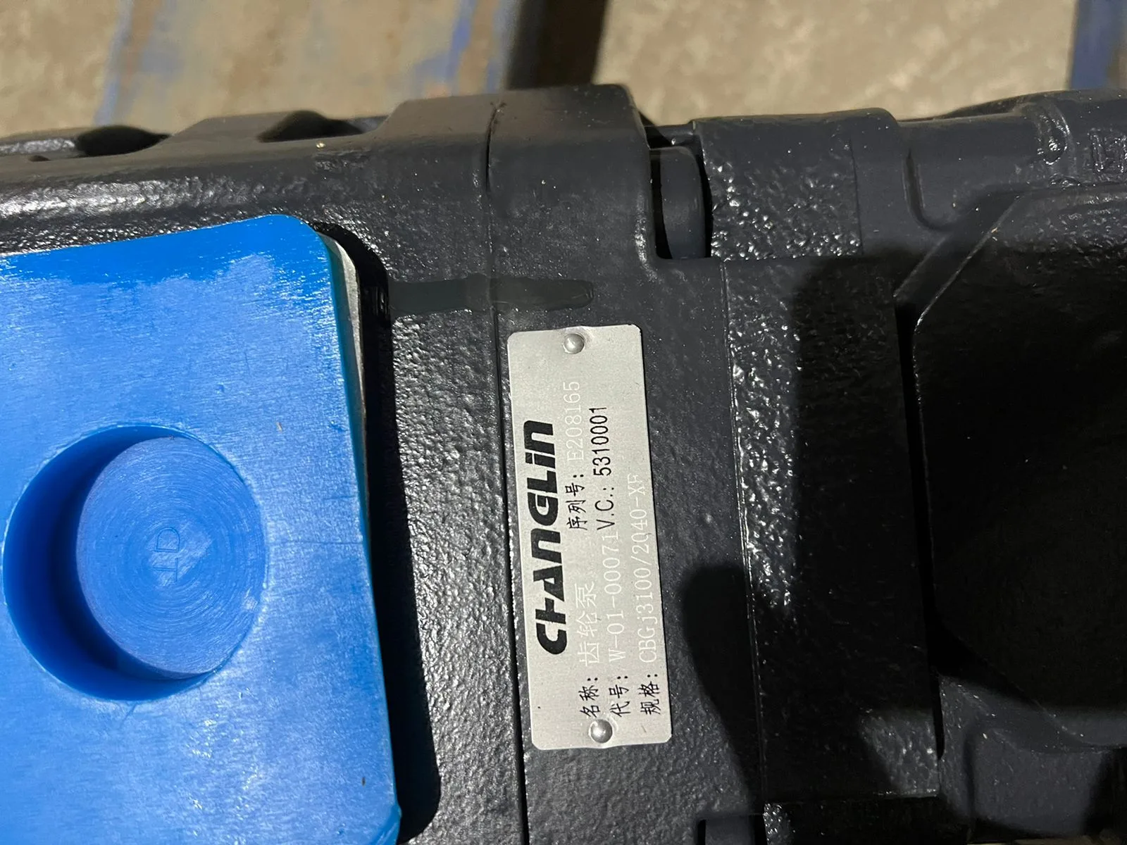 Масляный Насос CBGJ3100/2040-xf w-01-00071 CHANGLIN ZL50H — изображение 4